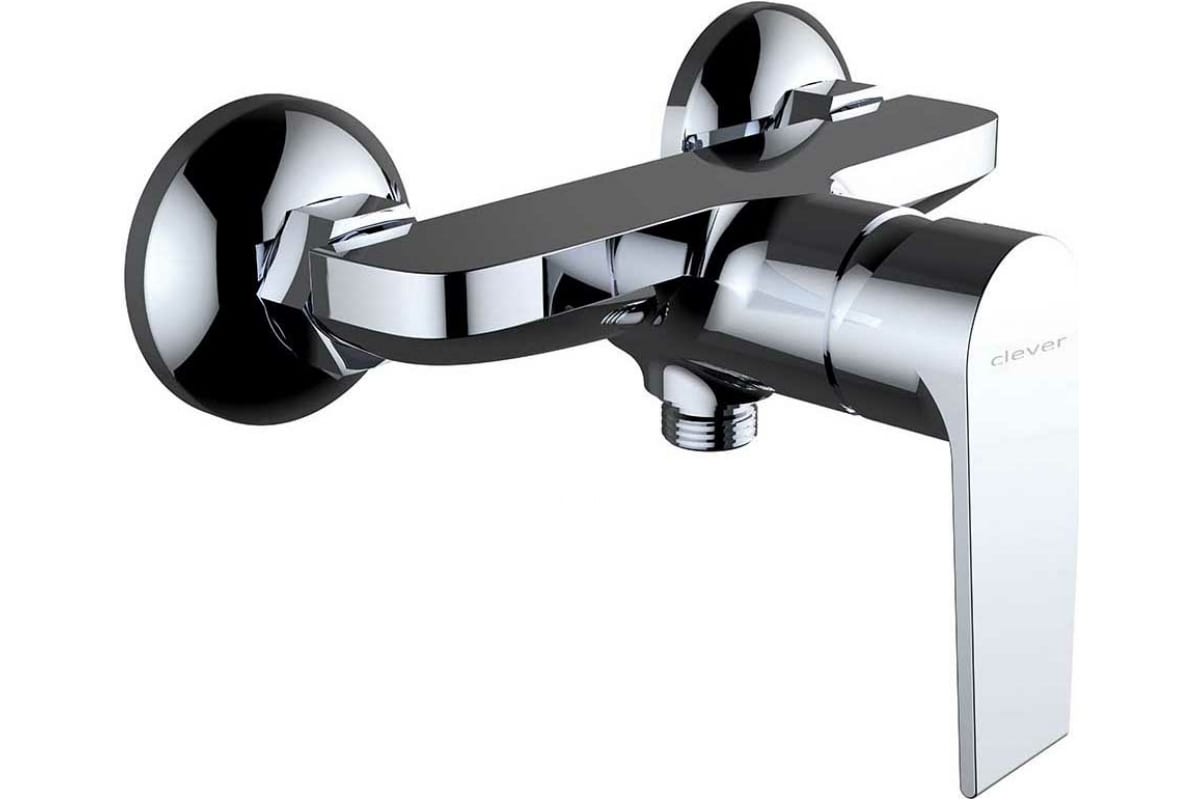 

Clever Смеситель Clever Agora Xtreme 60112 для душа, Серебристый, Смеситель Clever Agora Xtreme 60112 для душа