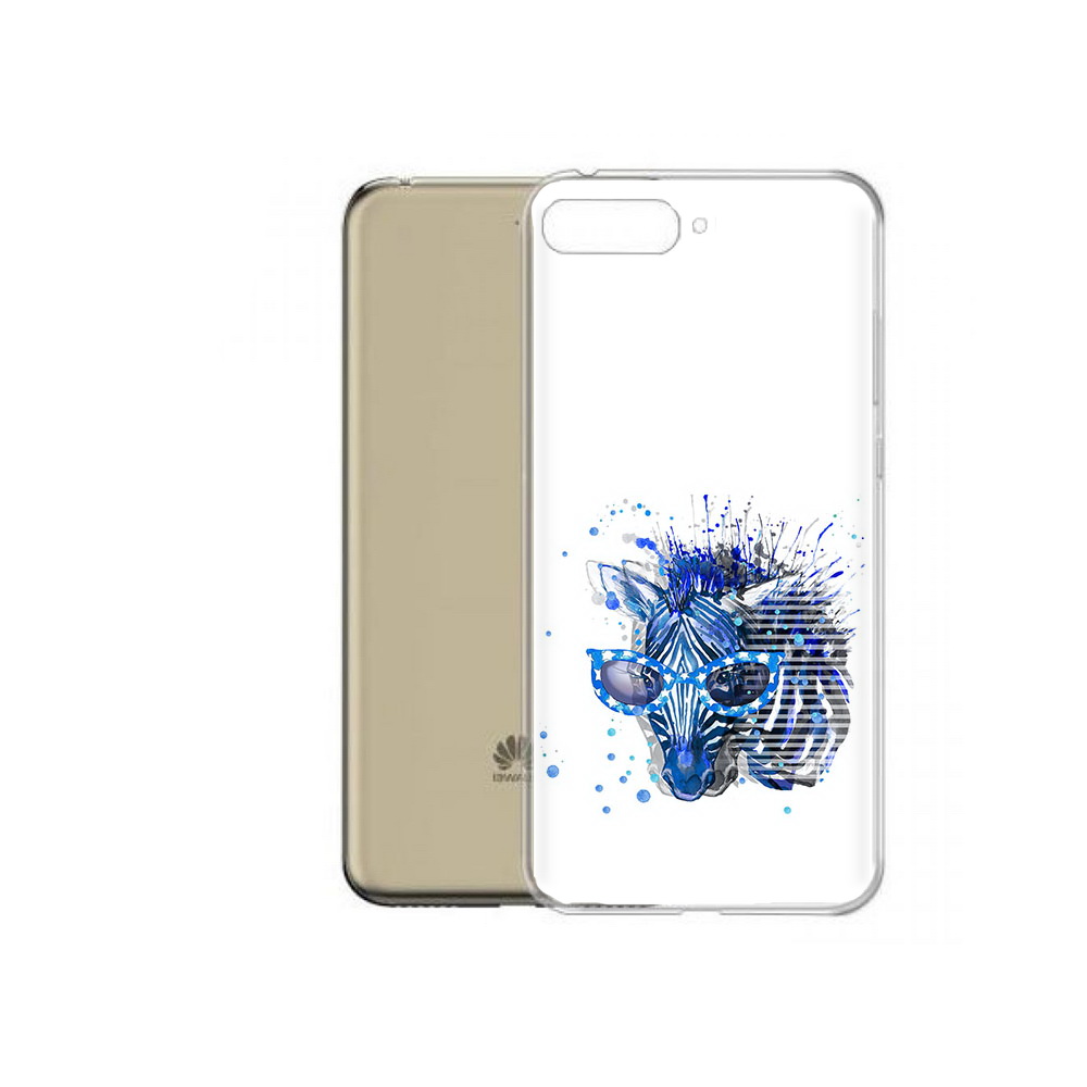 

Чехол MyPads Tocco для Honor 7A Pro расплывчатая зебра (PT114064.46.577), Прозрачный, Tocco