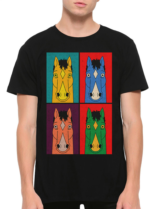 

Футболка мужская Design Heroes Конь БоДжек черная M, Черный, "Конь БоДжек"