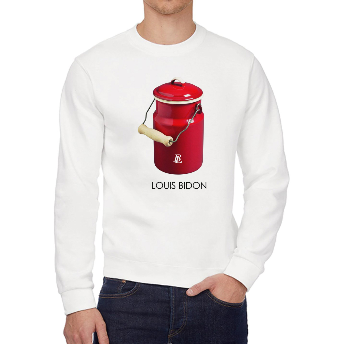 

Свитшот унисекс CoolPodarok W02522 белый 46 RU, 46W02522