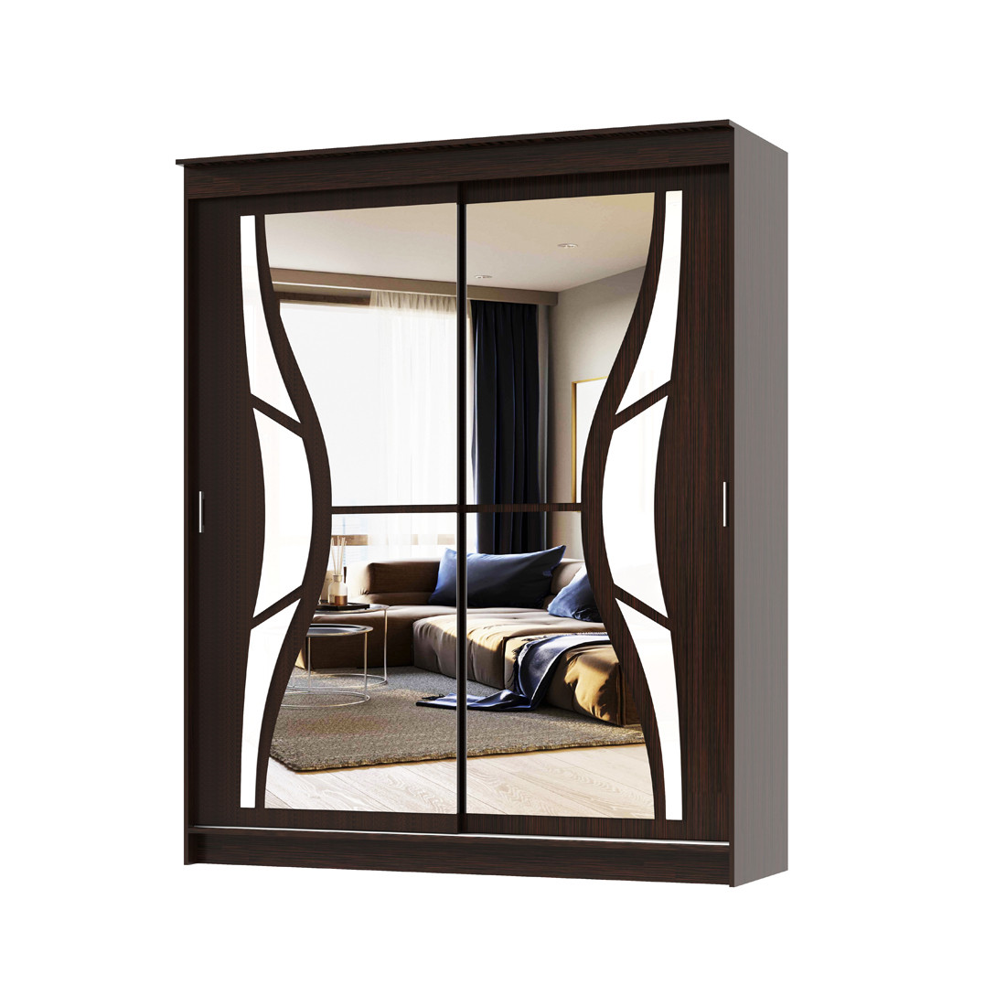 

Шкаф-купе Альянс Бабочка 1500 мм (венге)