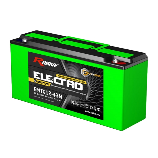 

Аккумулятор RDrive ELECTRO Motive EMTG12-43N, EMTG12-43N