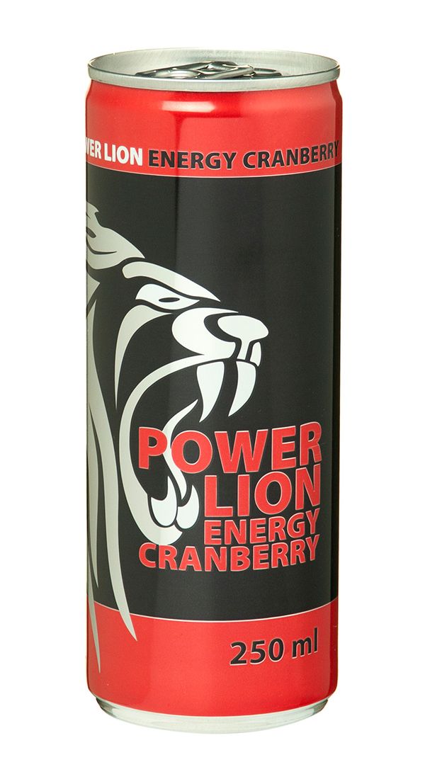 

Энергетический напиток О'кей Power lion клюква газированный 0,25 л