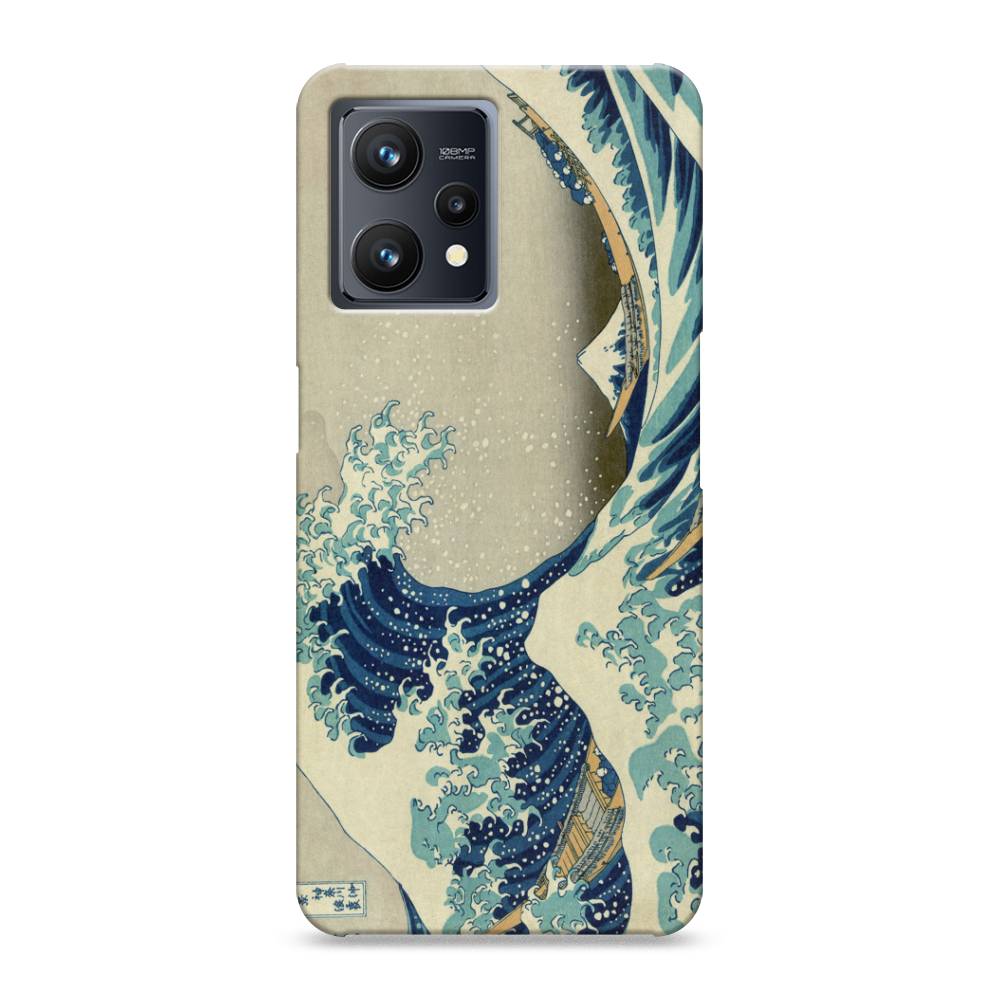 

Пластиковый чехол "Большая волна в Канагаве" на Realme 9 Pro Plus, 258720-7