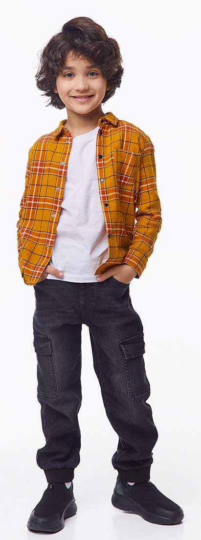 

Рубашка детская Kari Kids AW24C37003516, желтый, 98, 234383