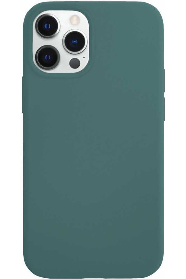 фото Чехол vlp silicone case, для apple iphone 12/12 pro, темно-зеленый nobrand