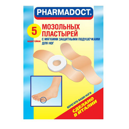 Пластырь Pharmadoct набор мозольный 5 шт.