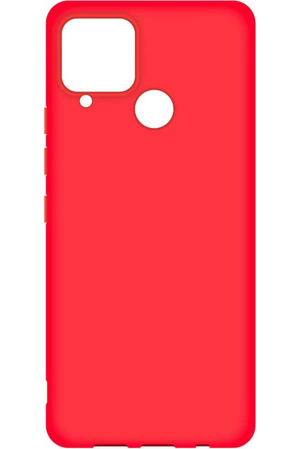 фото Чехол borasco microfiber case, для realme c15, красный