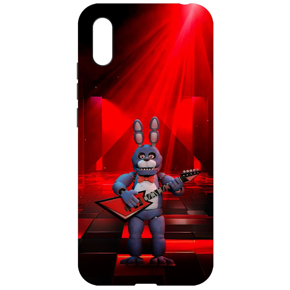 

Чехол-накладка Krutoff Soft Case ФНАФ - Бонни с гитарой для Xiaomi Redmi 9A черный