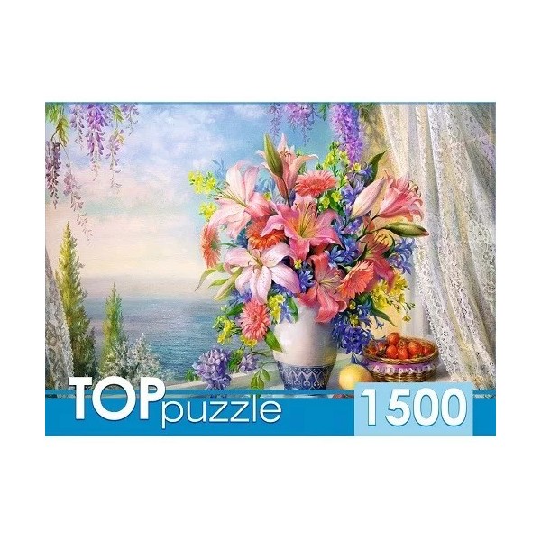 

Пазлы Toppuzzle. Русская коллекция. О.Дандорф. Букет с гладиолусами, 1500 эл.TOPpuzzle