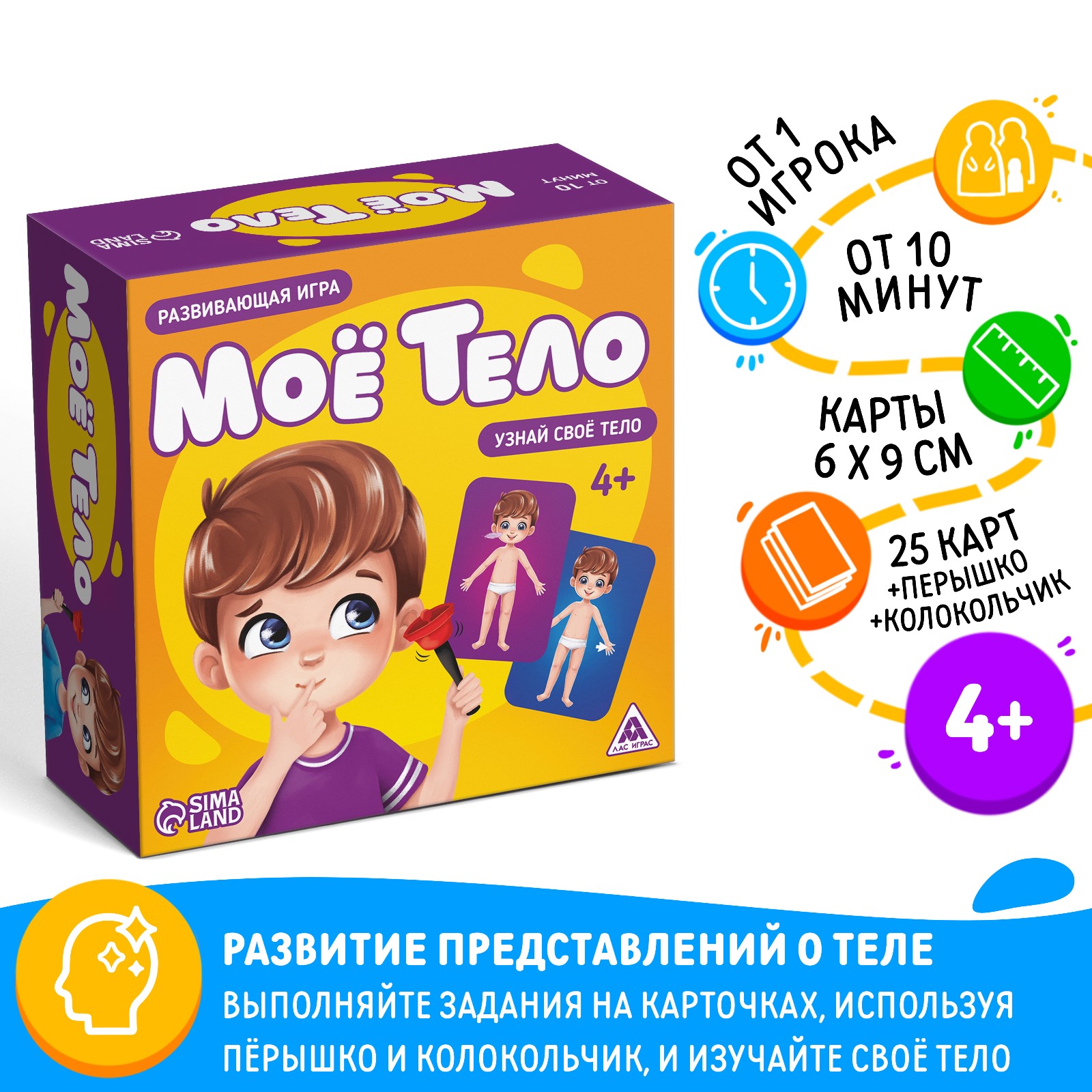 

Настольная игра Лас Играс Моё тело, Моё тело