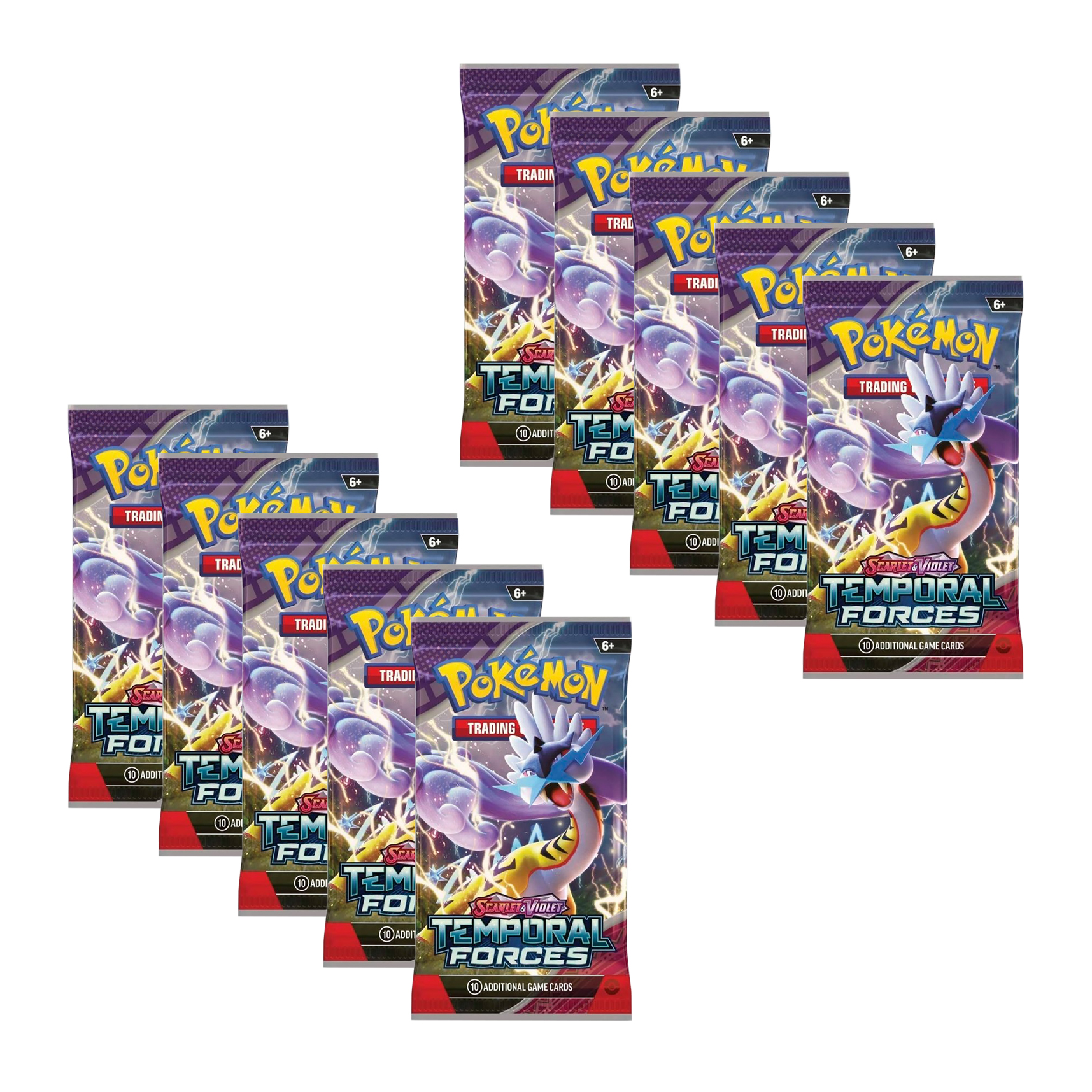 

Настольная игра Nintendo Pokemon TCG 10 бустеров Temporal Forces английский, TCG