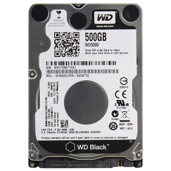 Жесткий диск WD Black 500ГБ (WD5000LPSX)