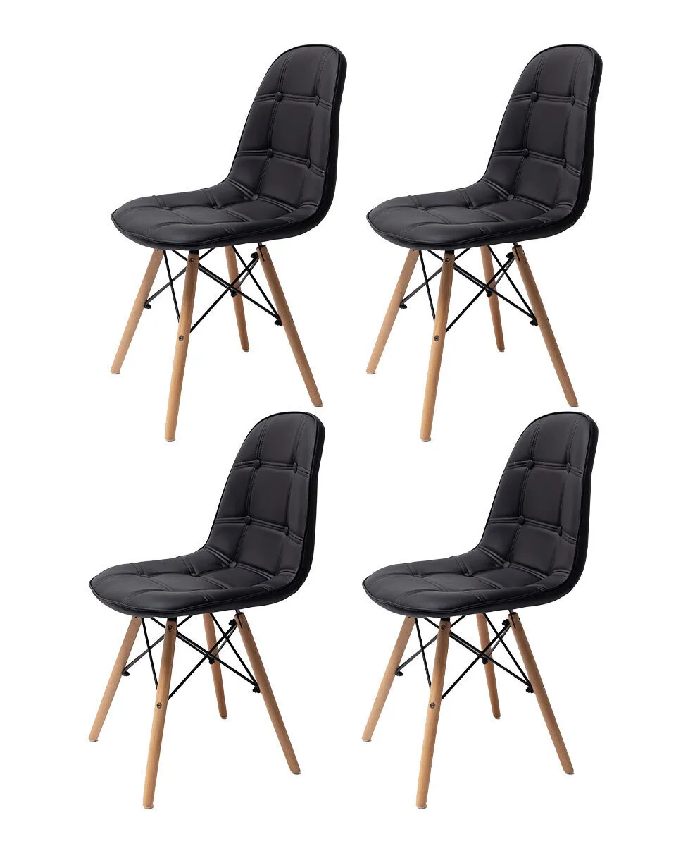 

Комплект стульев 4 шт. La Room SC-004, черный, SC - 004