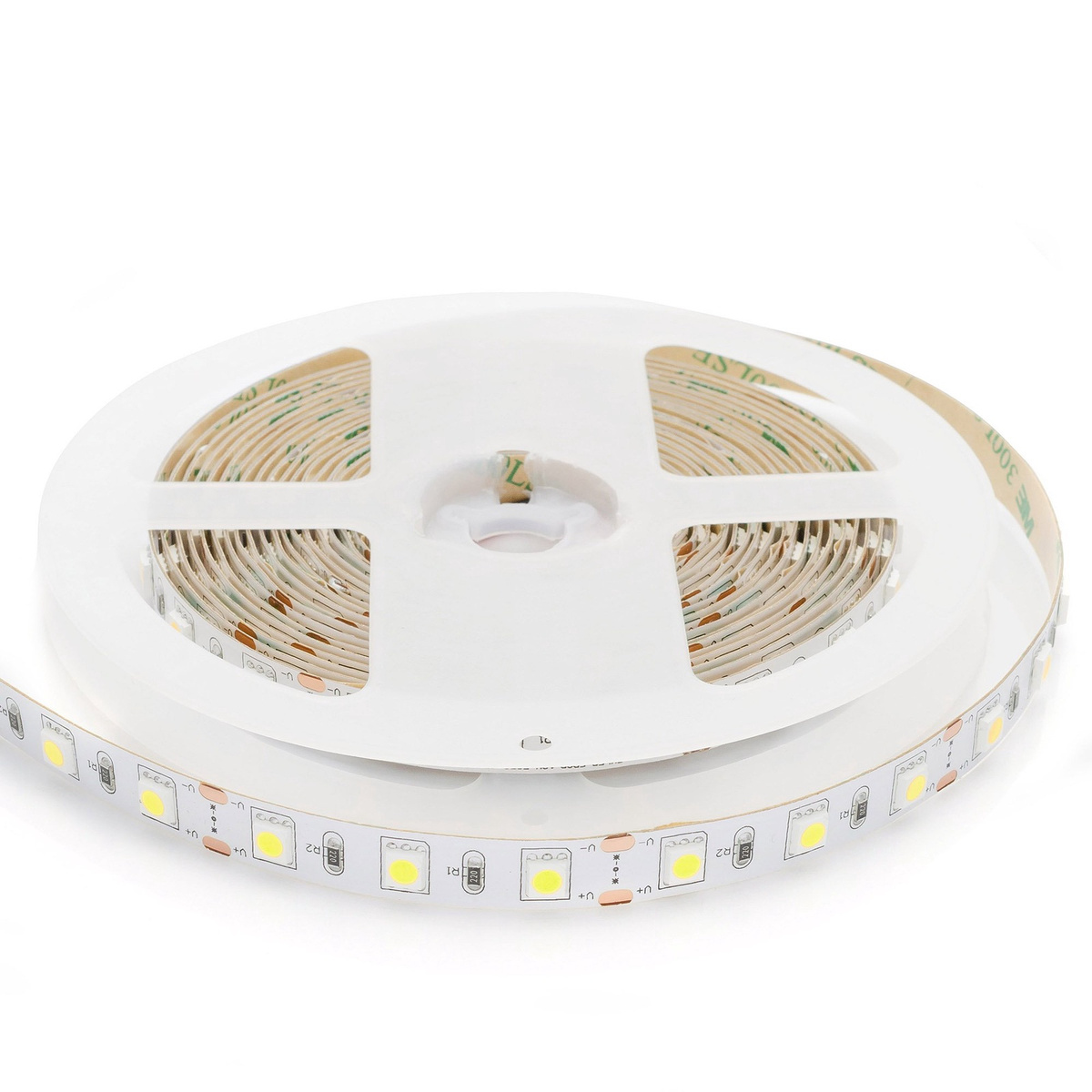 фото Светодиодная лента эра ls5050 30led ip20 ww 5м era