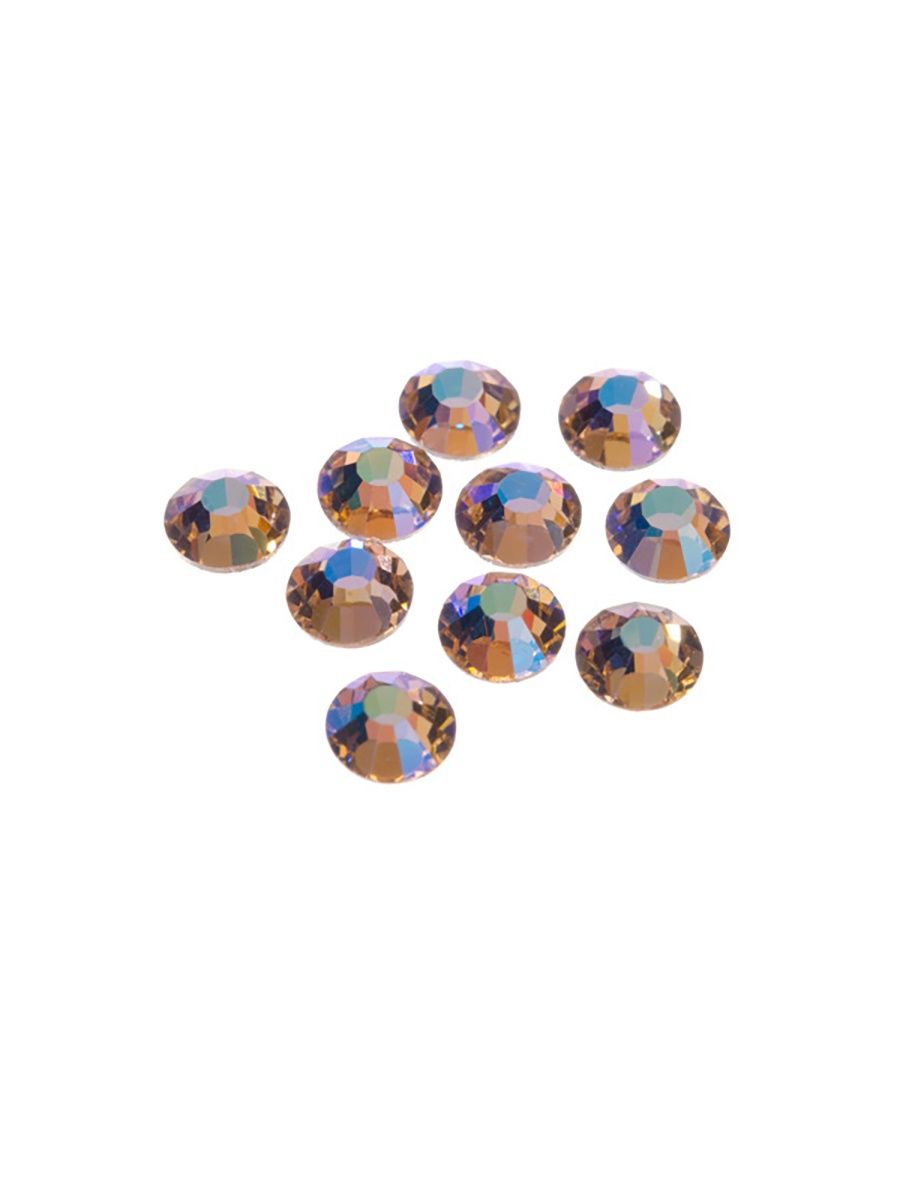 Стразы цветные круглые, Swarovski, SS16, 10шт. 054 №66 AB