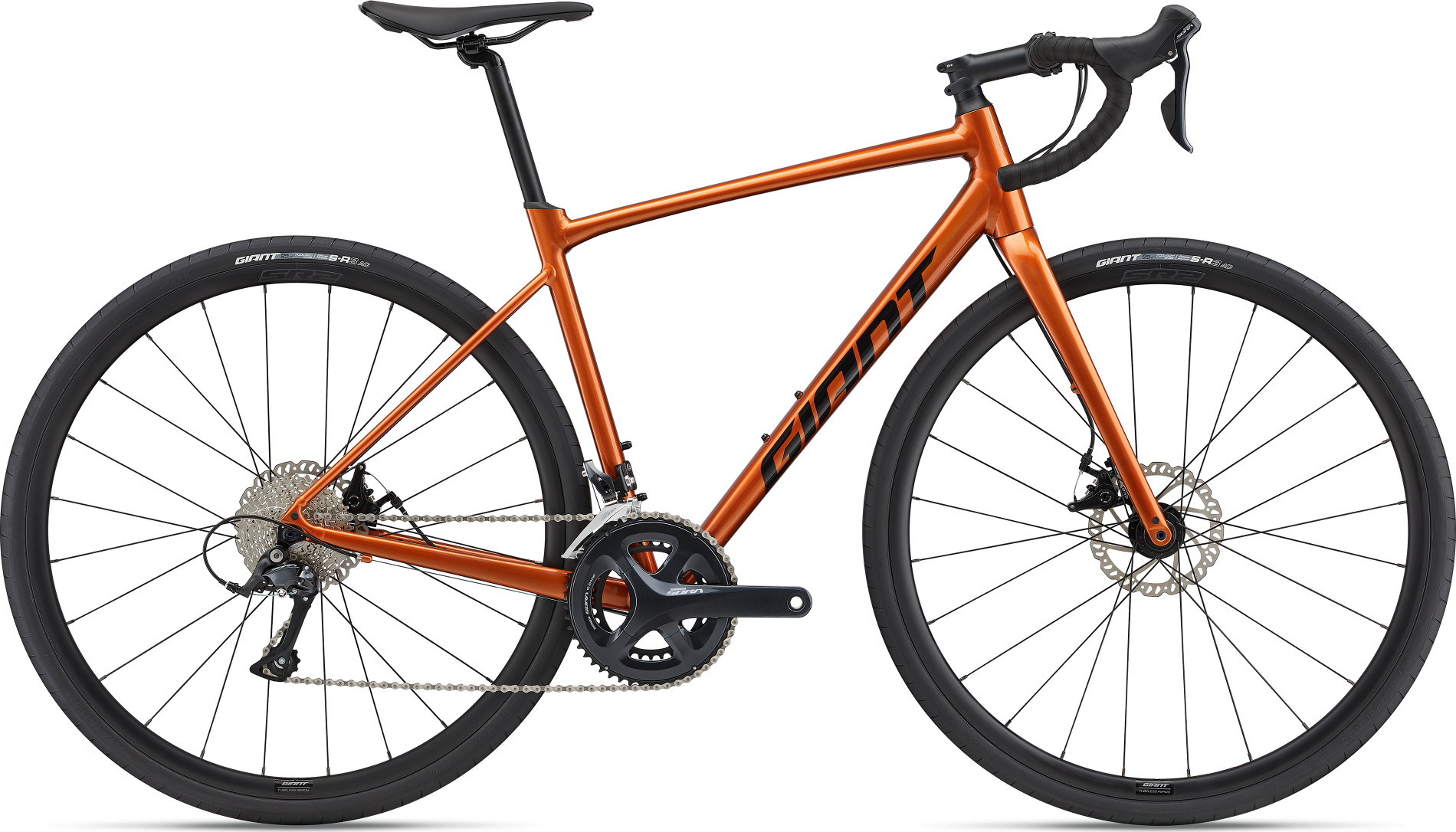 Шоссейный велосипед Giant Contend AR 3 - 2022 ML, оранжевый