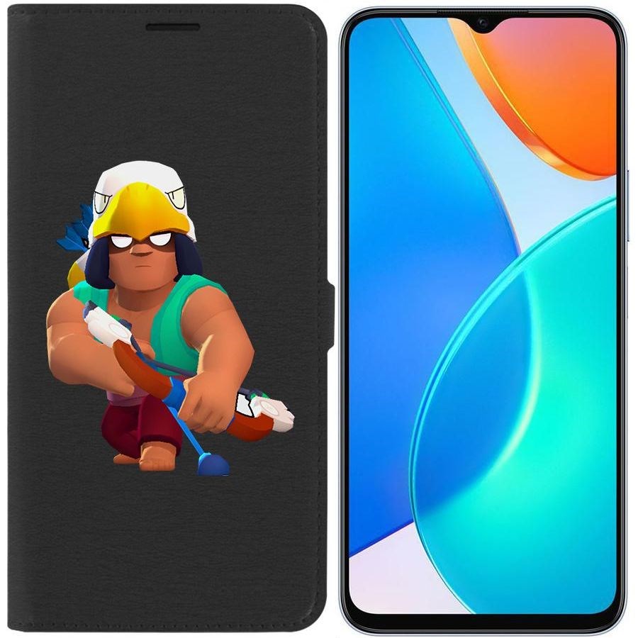 

Чехол-книжка Eco Book для Honor X6 Brawl Stars-Бо