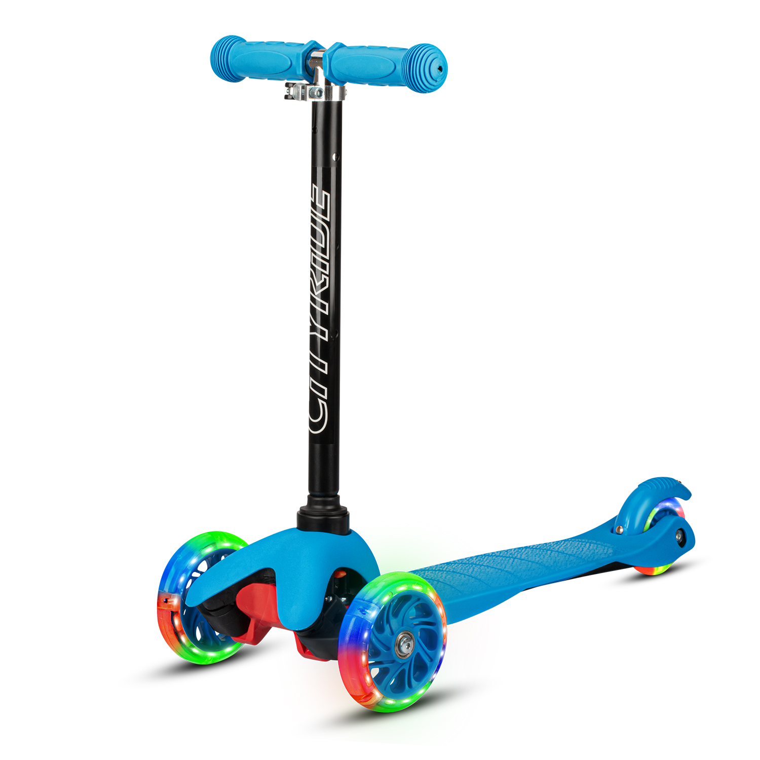 

Самокат детский трехколесный City-Ride, колеса PVC 110/76, CR-S4-01LBL, CR-S4-01/new