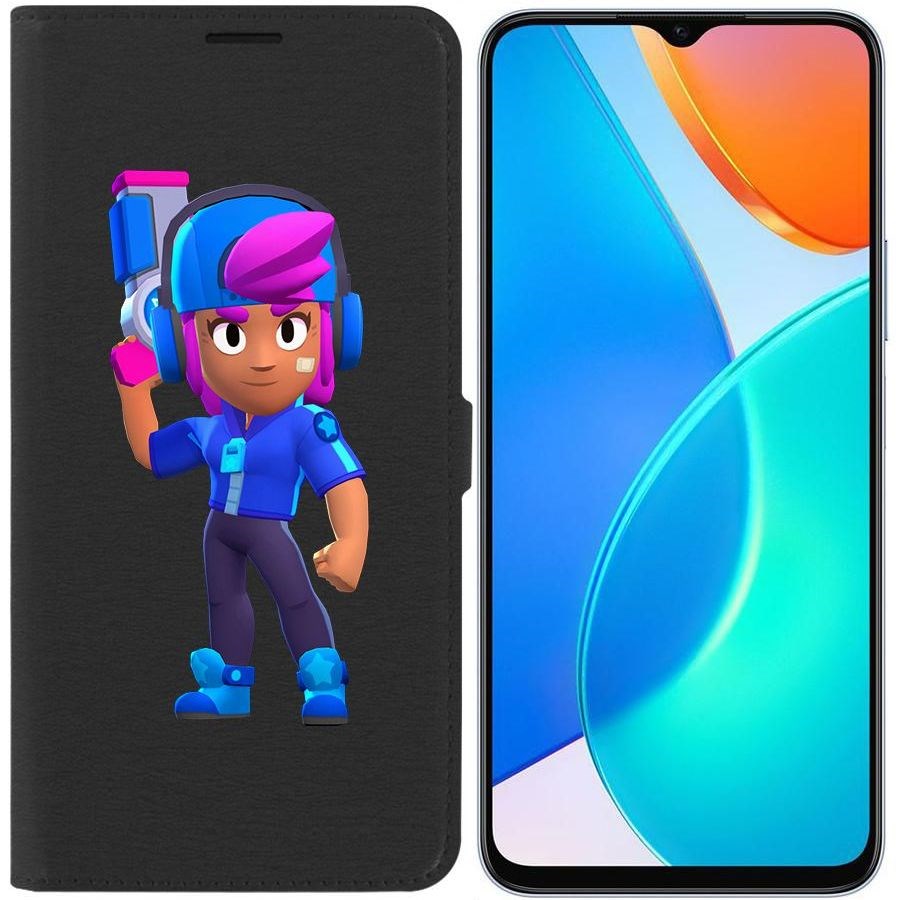 

Чехол-книжка Eco Book для Honor X6 Brawl Stars-Звёздная Шелли