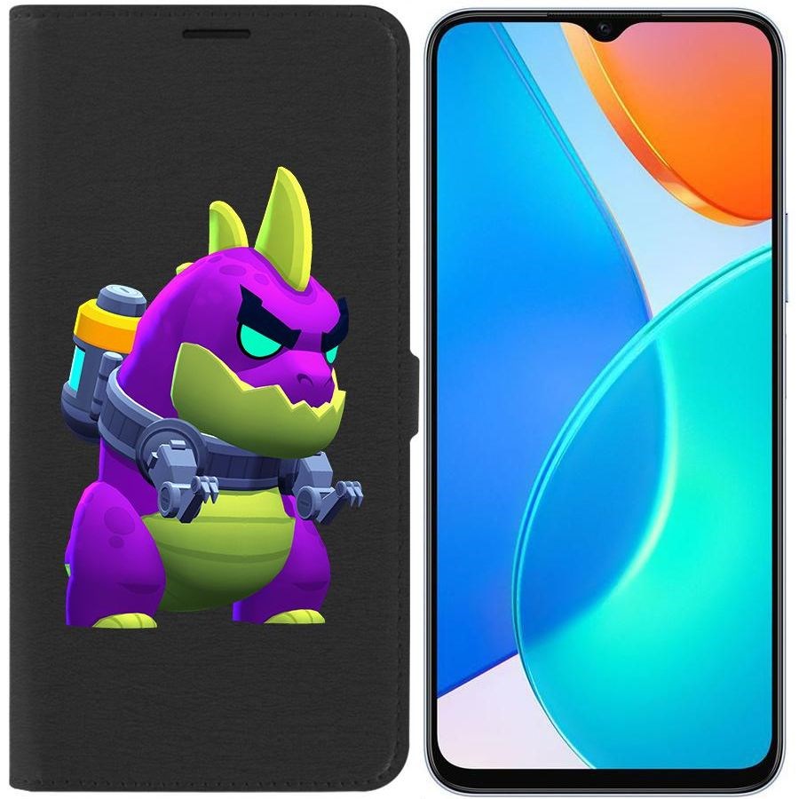

Чехол-книжка Eco Book для Honor X6 Brawl Stars-Мегамонстр