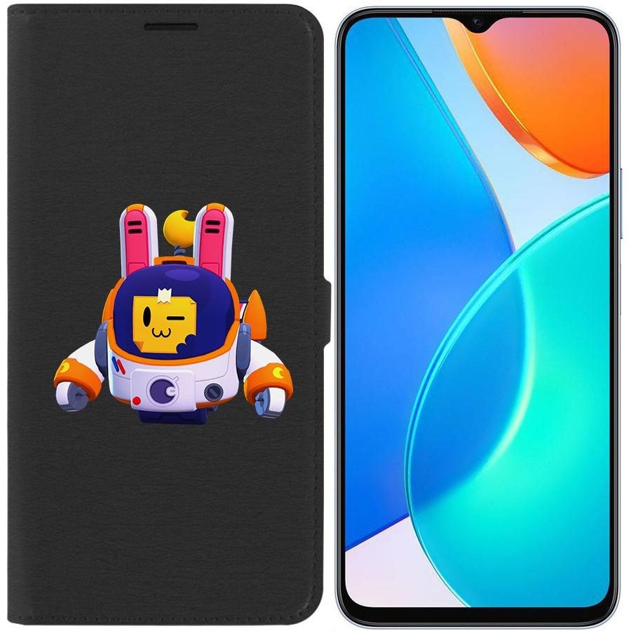 

Чехол-книжка Eco Book для Honor X6 Brawl Stars-Лунный Спраут