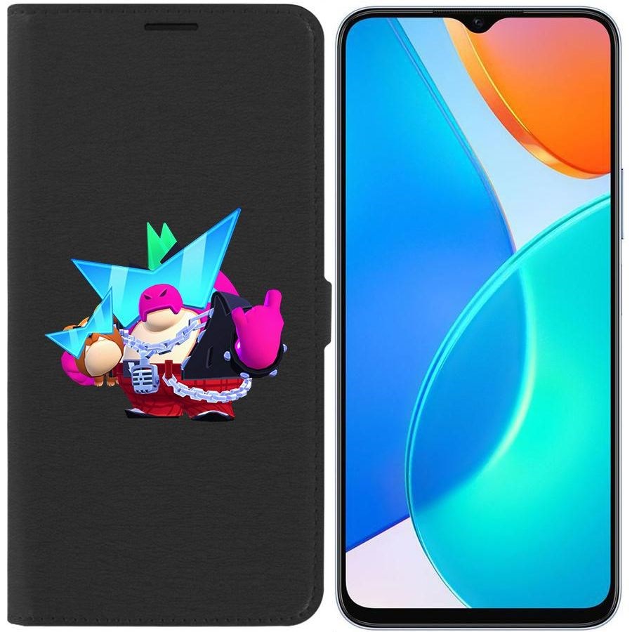 

Чехол-книжка Eco Book для Honor X6 Brawl Stars-Плохиш Базз