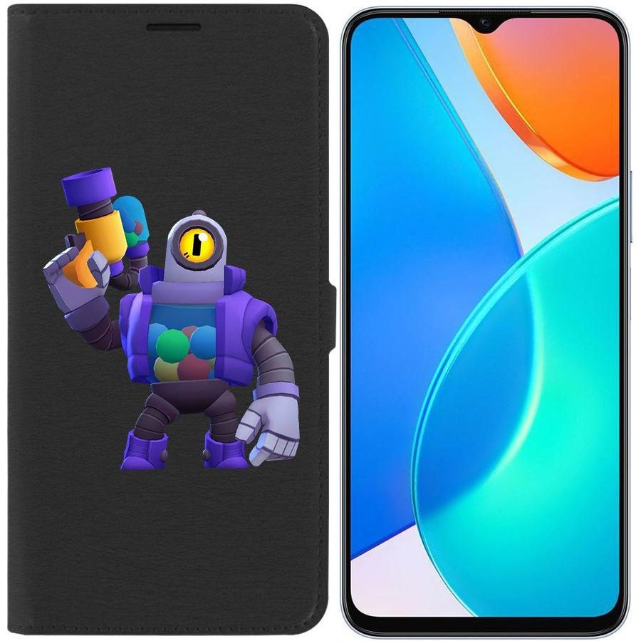 

Чехол-книжка Eco Book для Honor X6 Brawl Stars-Рико