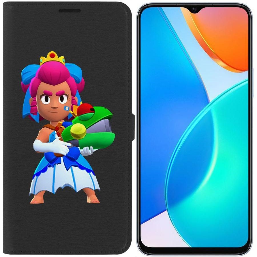 

Чехол-книжка Eco Book для Honor X6 Brawl Stars-Принцесса Шелли