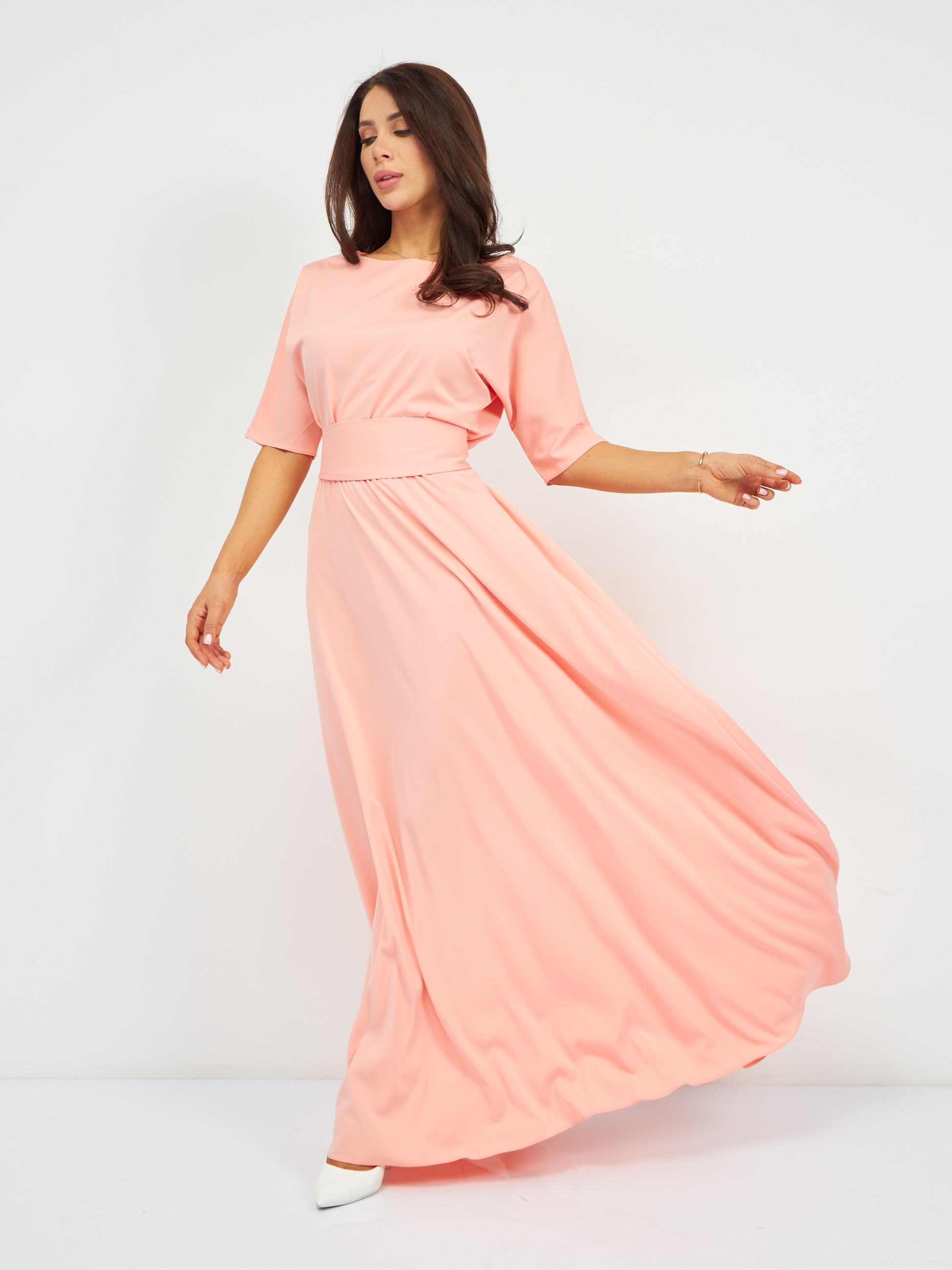 Платье женское EMANSIPE ВП685 розовое 56 RU