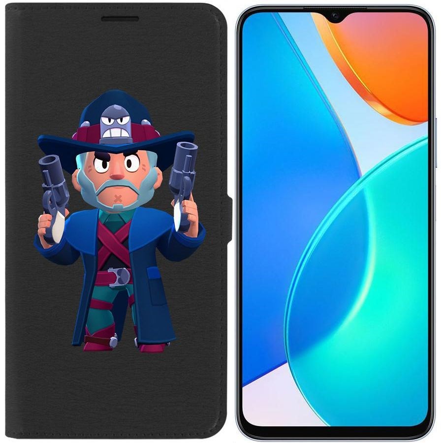 

Чехол-книжка Eco Book для Honor X6 Brawl Stars-Стрелок Кольт