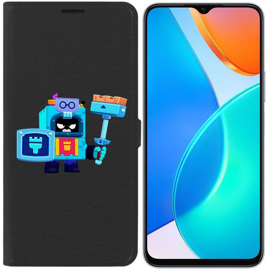 

Чехол-книжка Eco Book для Honor X6 Brawl Stars-Эш