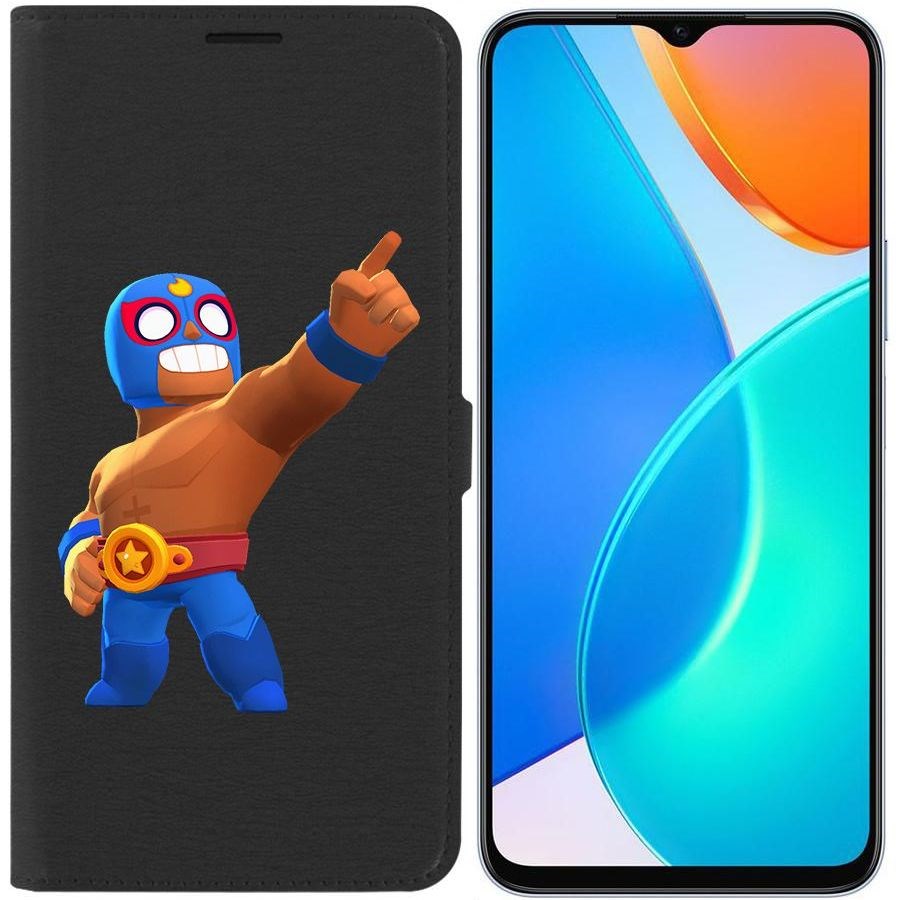 

Чехол-книжка Eco Book для Honor X6 Brawl Stars-Эль Примо
