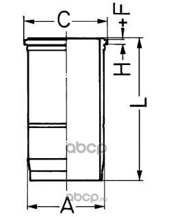 MAHLE 037WN4801 Гильза VOLVO TRUCK FH FM 1шт