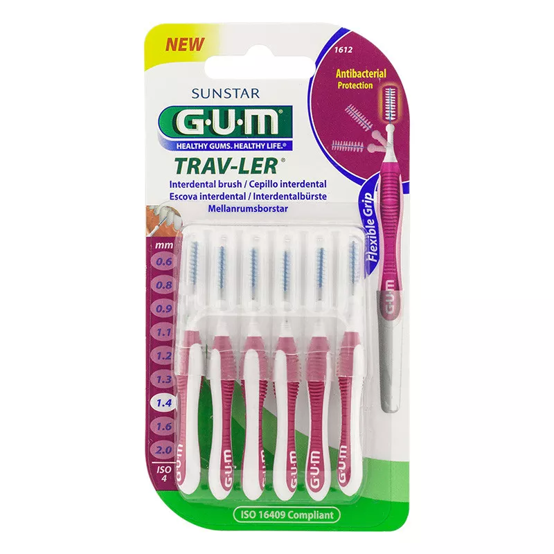 

Ершики GUM TRAV-LER №4 1,4 мм, 6 шт