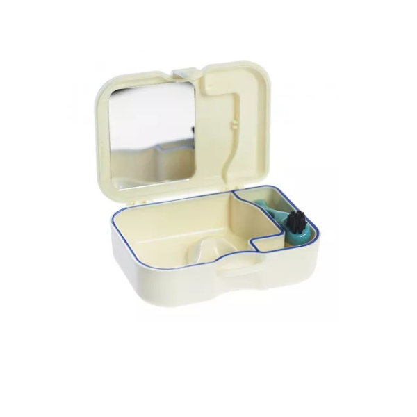 Контейнер Revyline Box с щеткой для протезов контейнер для анализов стерильный 120 мл 10 шт