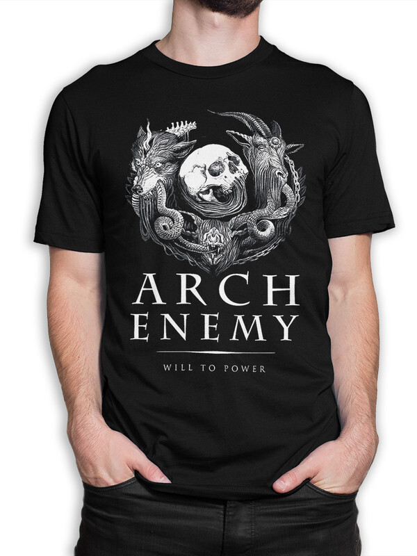 фото Футболка мужская design heroes arch enemy - will to power черная xs