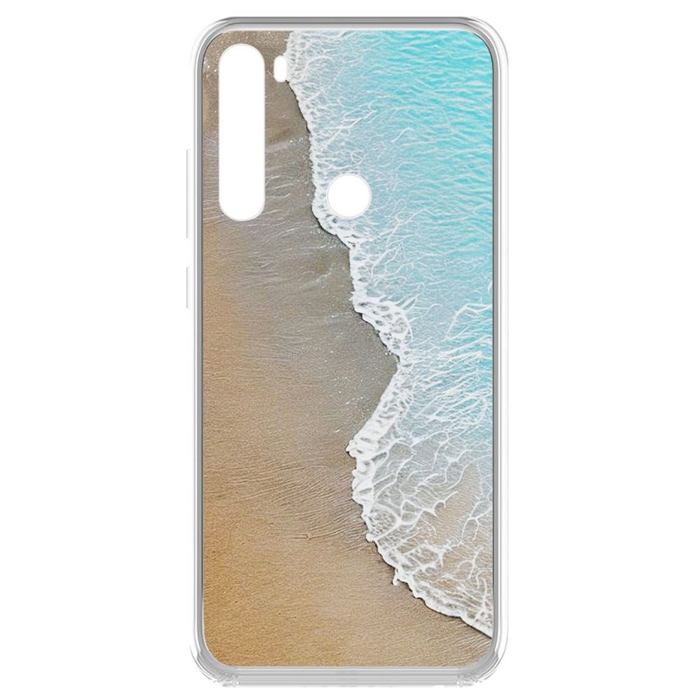 

Чехол-накладка Krutoff Clear Case Прибой для Xiaomi Redmi Note 8, Прозрачный