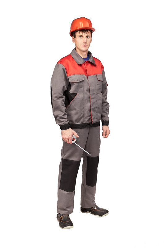 Костюм рабочий мужской летний Мечта, серый, 52-54/158-164