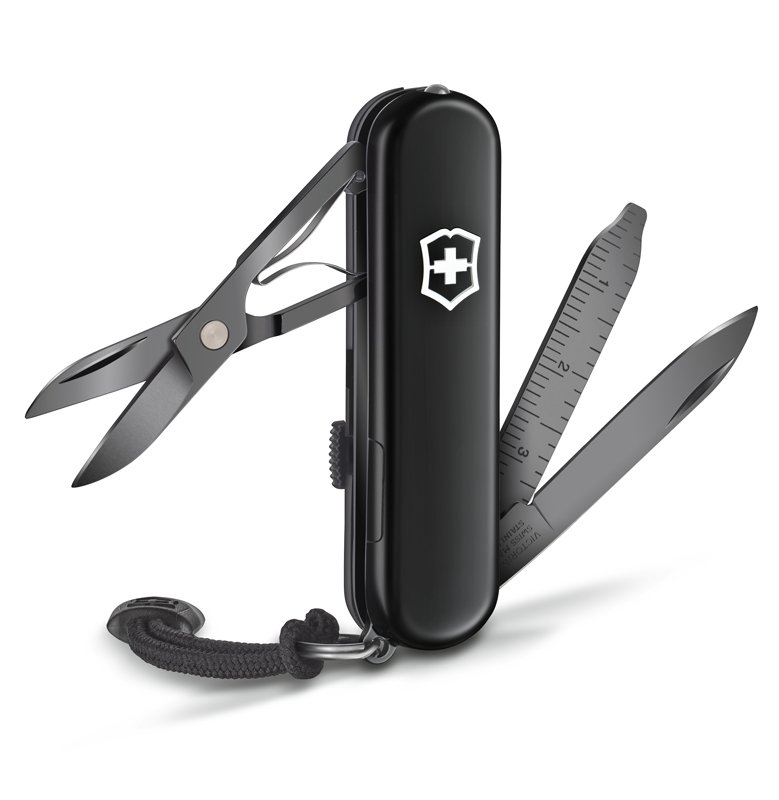 Мультитул Victorinox Signature Lite, черный, 8 опций