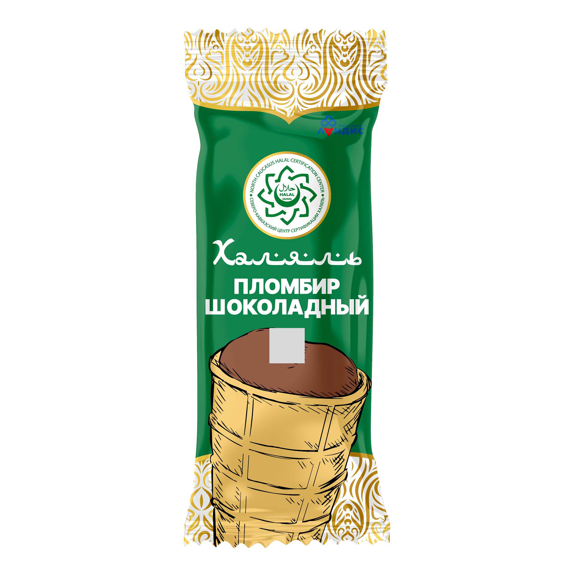 

Мороженое пломбир Тюменский пломбир Халяль шоколадное с соленой карамелью 15% 90 г