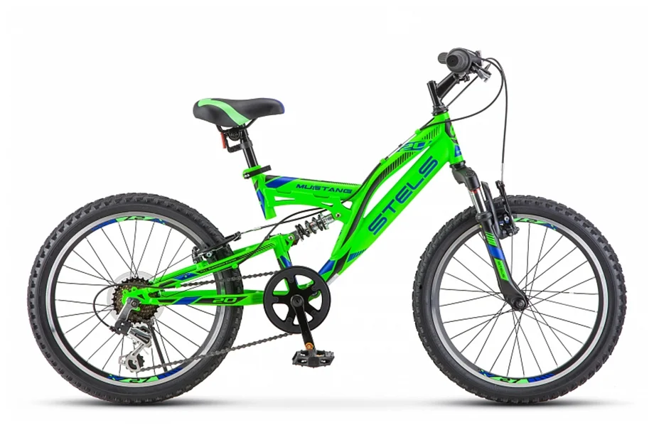 фото Подростковый горный (mtb) велосипед stels mustang v 20 v010 (2019) 13 зеленый