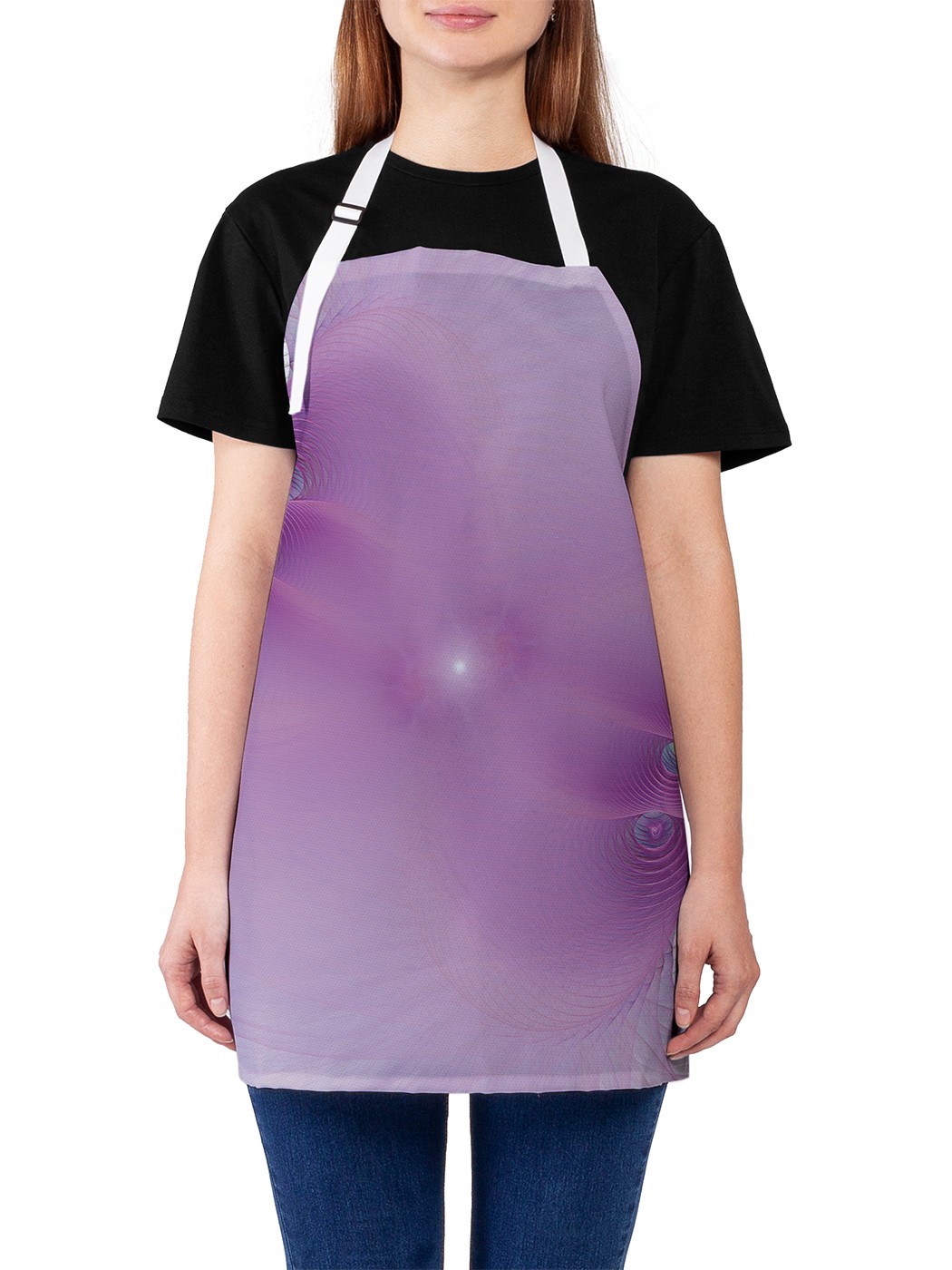 

Фартук женский JoyArty для готовки "Сложная иллюзия", универсальный размер, Коричневый