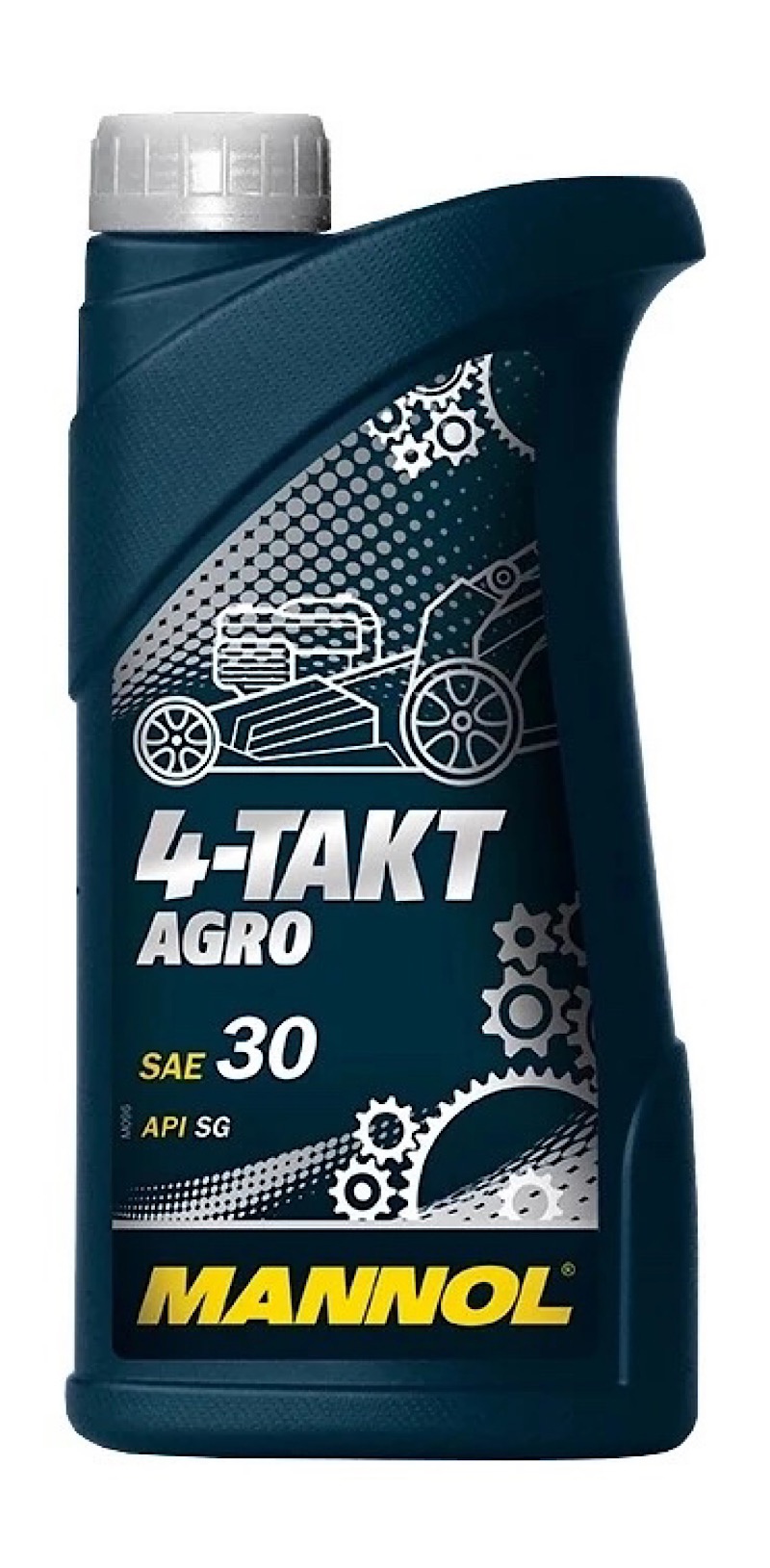 Моторное масло Mannol минеральное 4-TAKT AGRO SAE 30 1л