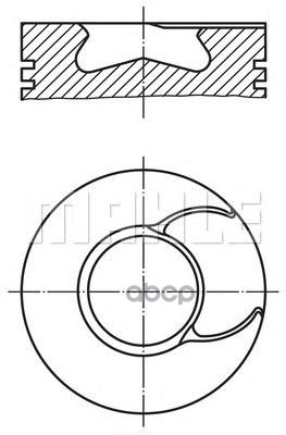 

Поршень двигателя Mahle/Knecht DAF XE280C1; XE315C1; d=130.00