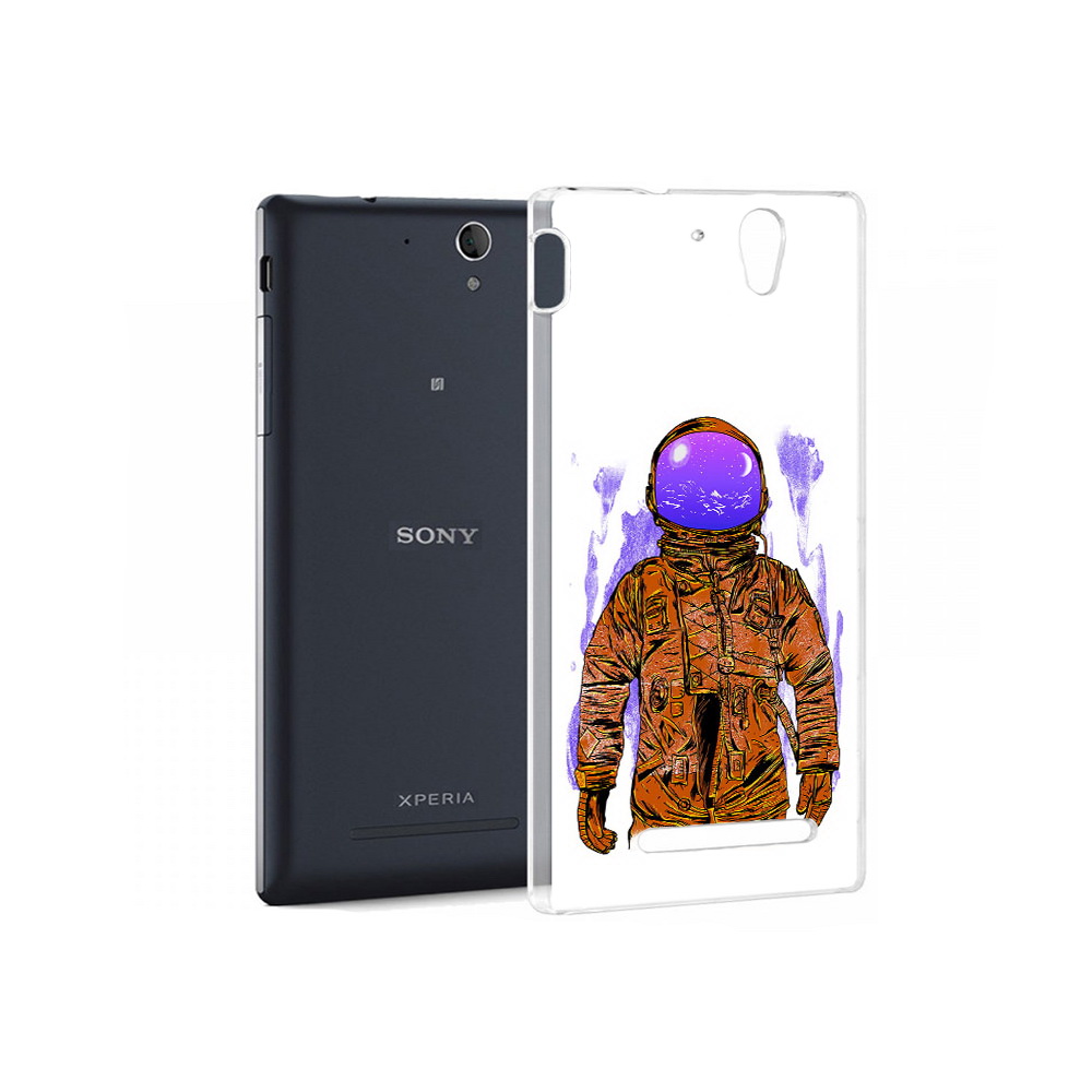 

Чехол MyPads Tocco для Sony Xperia C3 нарисованный мужчина в скафандре (PT18760.251.510), Прозрачный, Tocco
