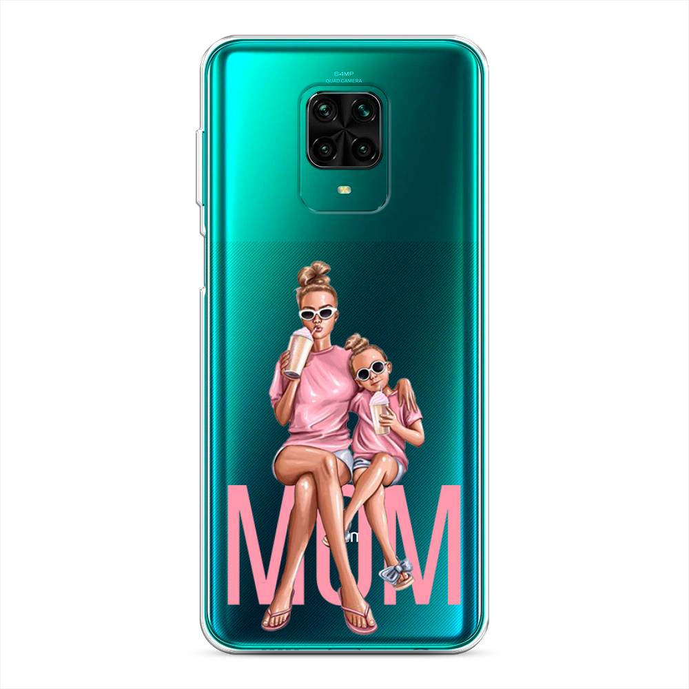 фото Силиконовый чехол "lovely mom" на xiaomi redmi note 9 pro awog