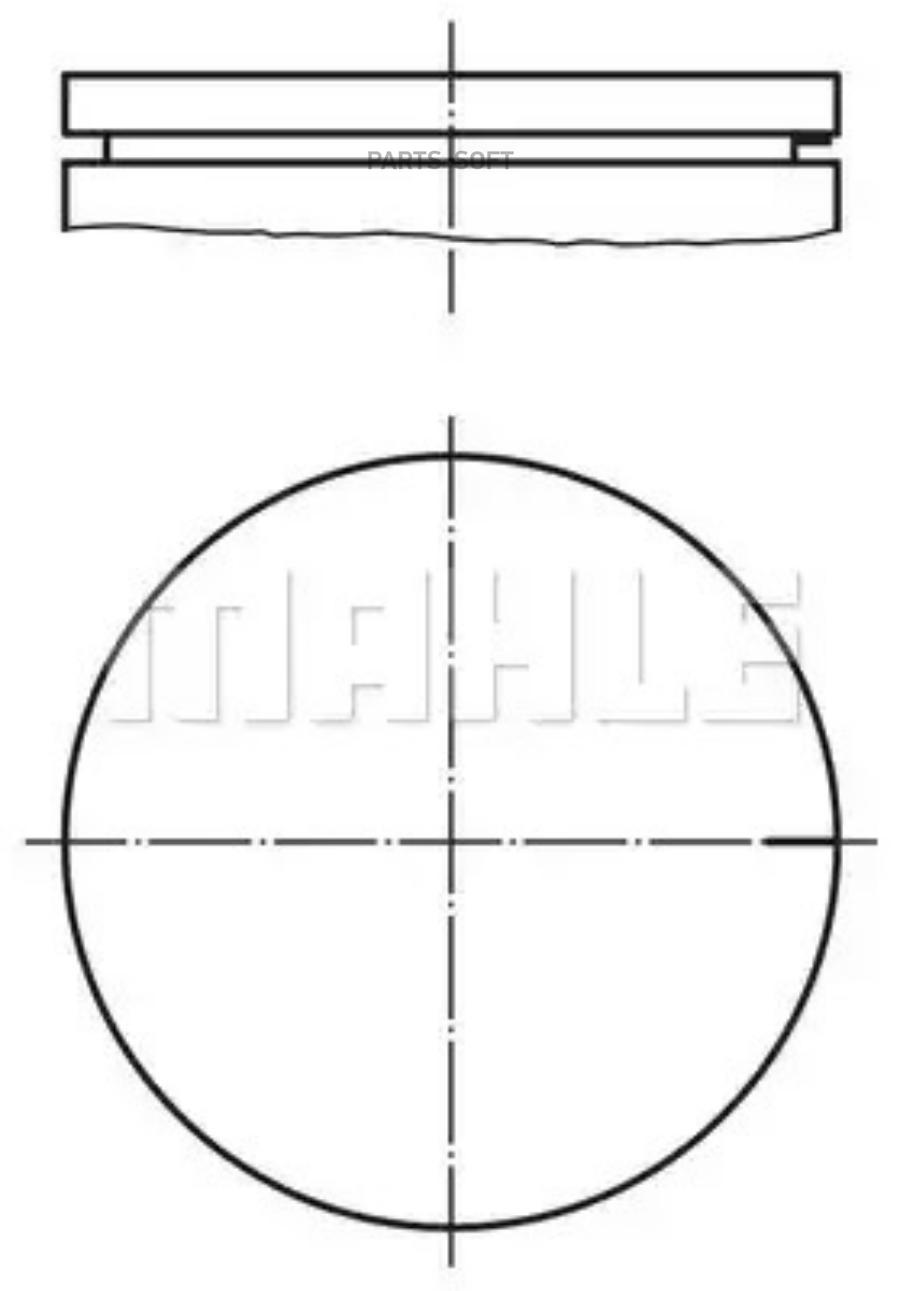 

Поршень в комплекте Mahle/Knecht