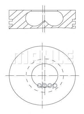 

Поршень комплект Mahle/Knecht