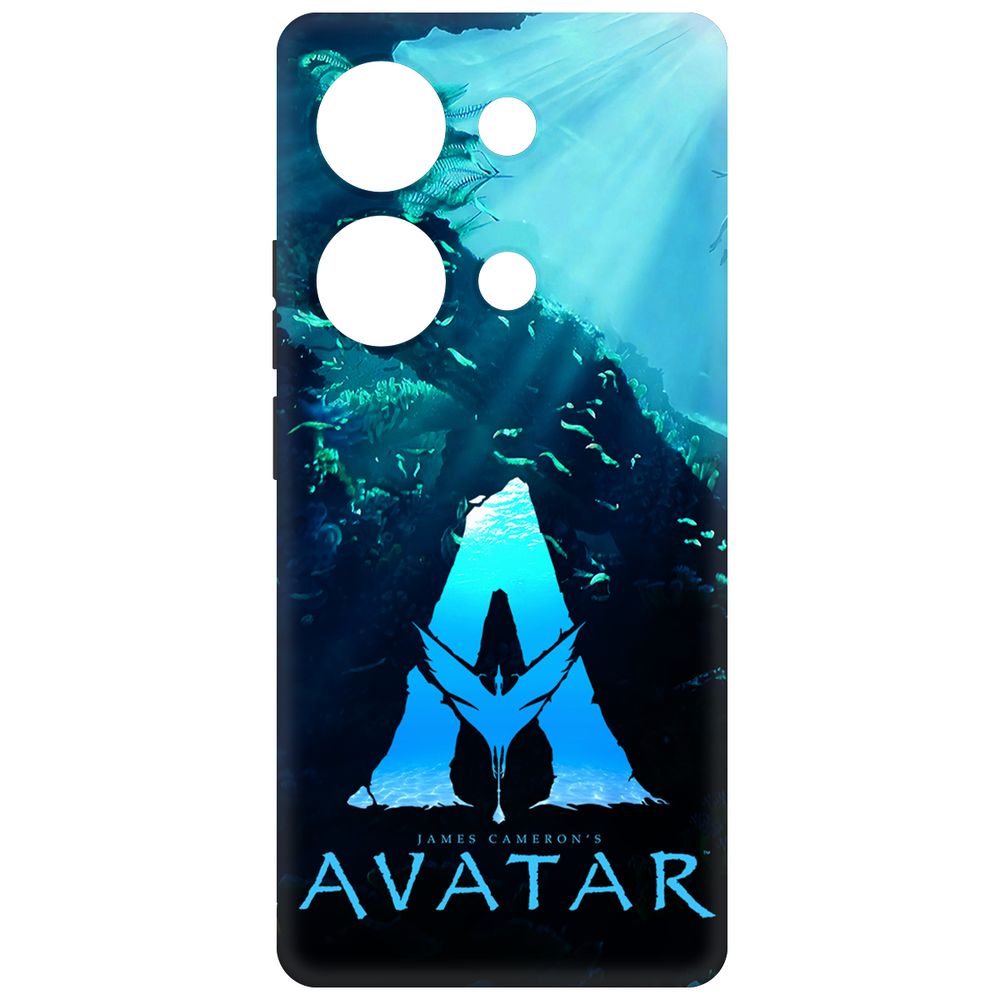 

Чехол-накладка Krutoff Soft Case Аватар - Цветное лого для Poco M6 Pro 4G черный